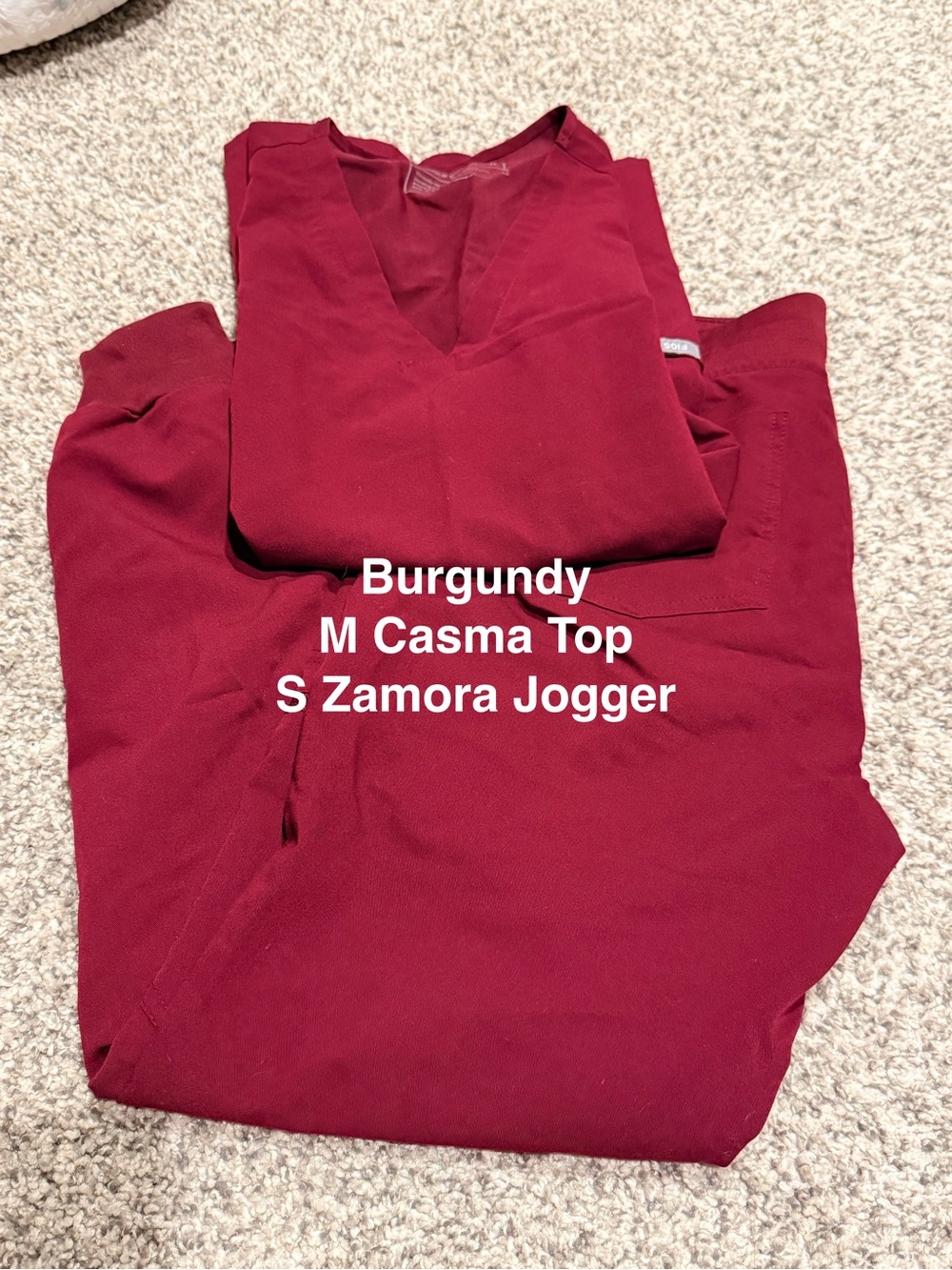 FIGS Burgundy Scrubs